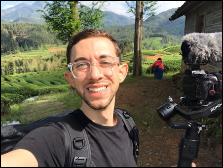 An image of Ben Marcus-Willers in the mountains