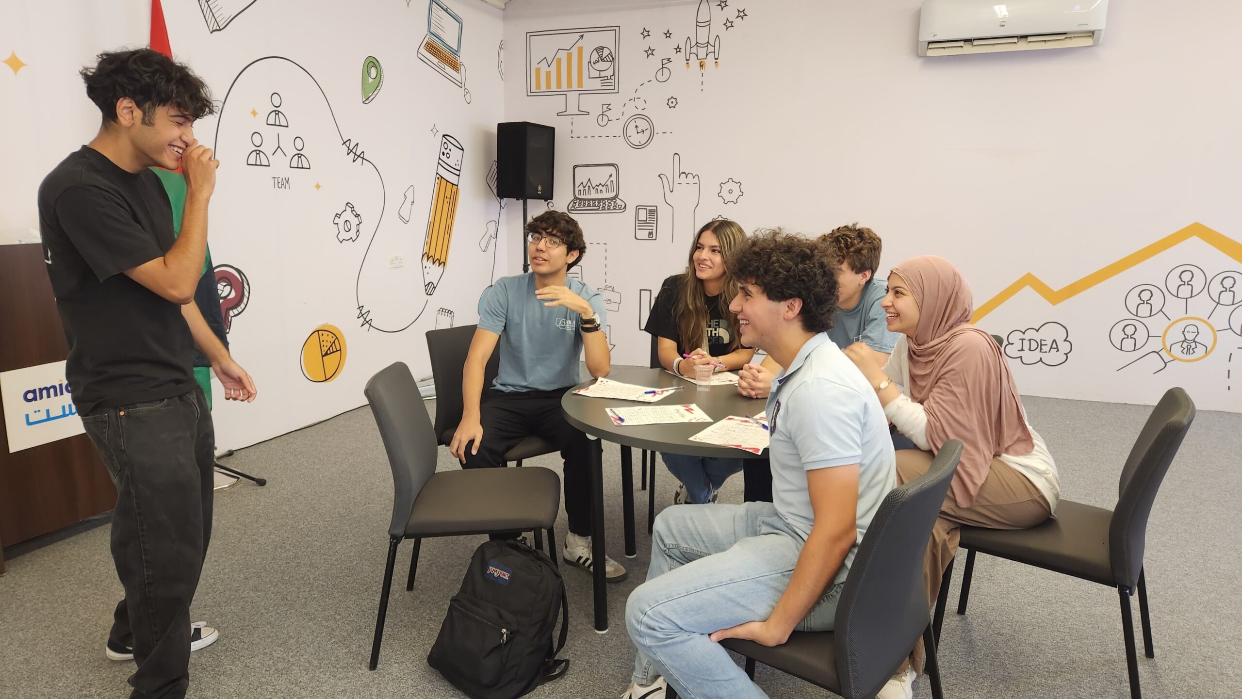 NSLI-Y Arabic participants in the classroom