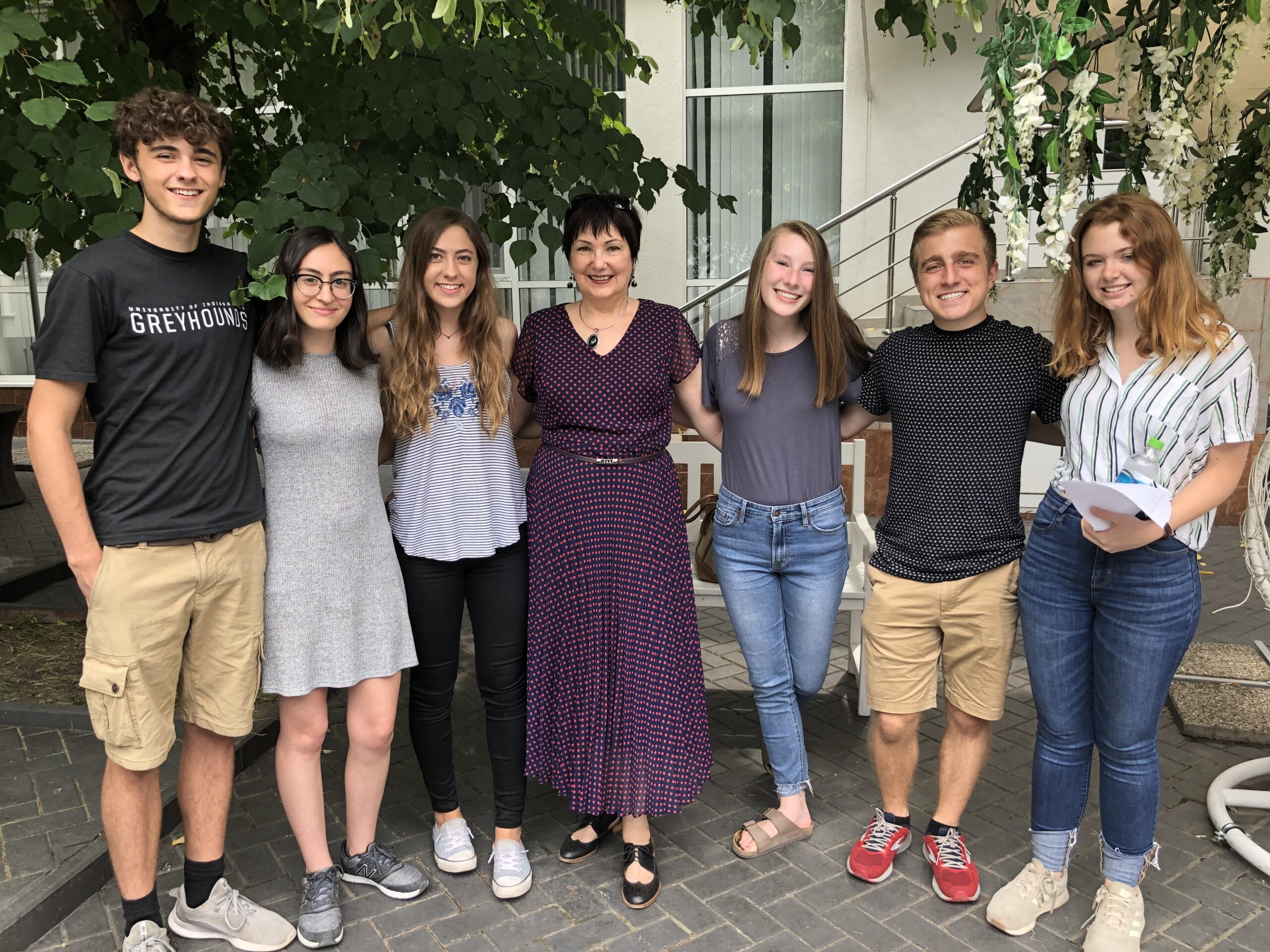 AJ poses with his NSLI-Y cohort in Moldova