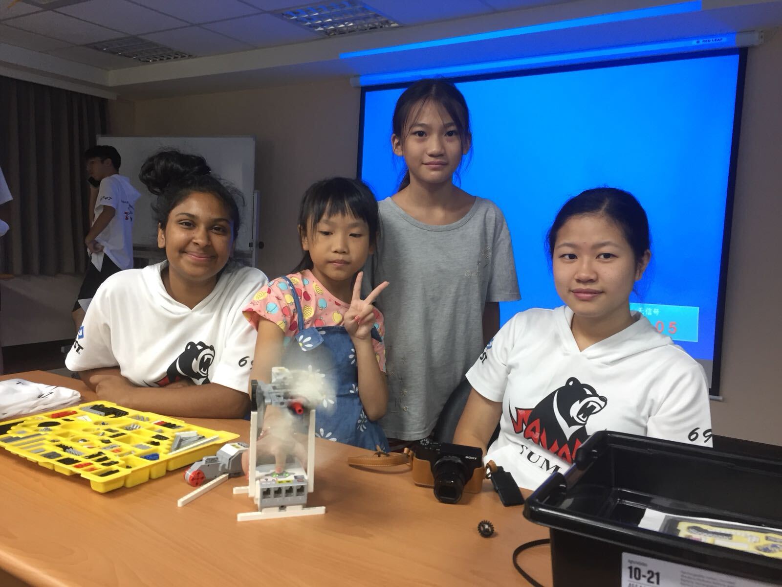 Image of Manasa with her host family