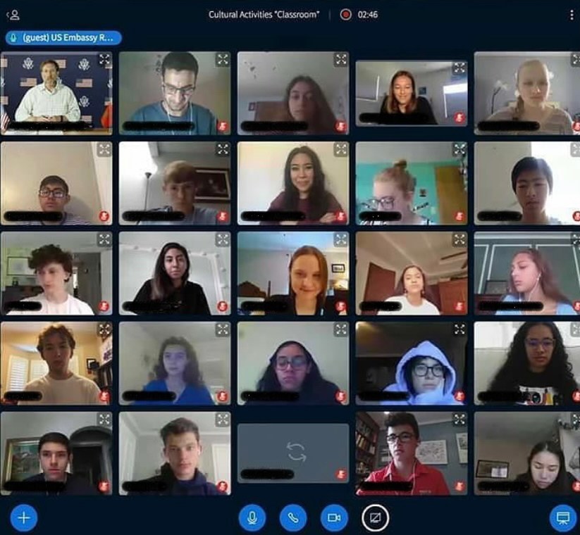 A Virtual Meeting with US Embassy in Rabat