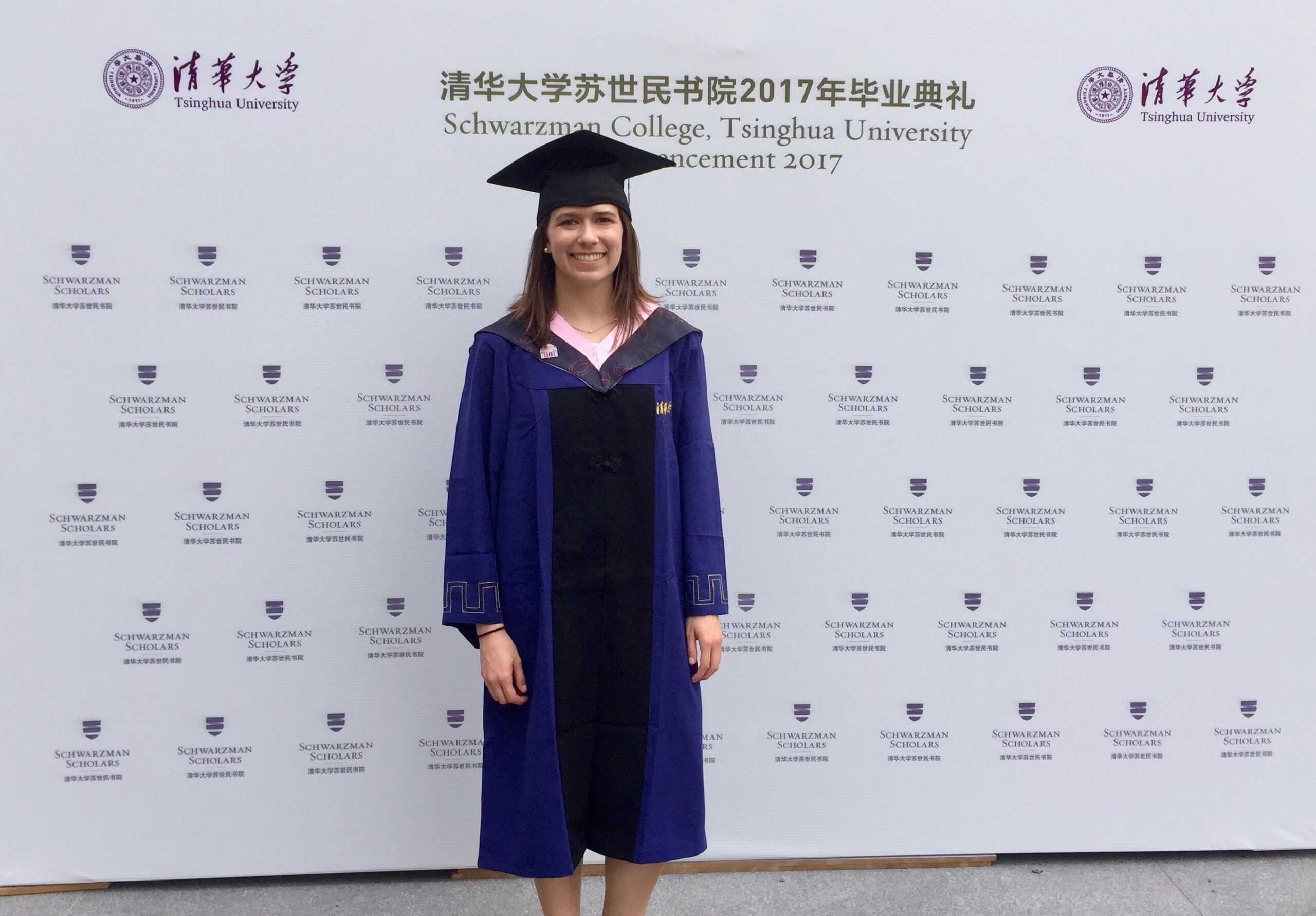 Image of Annabeth in graduation garb