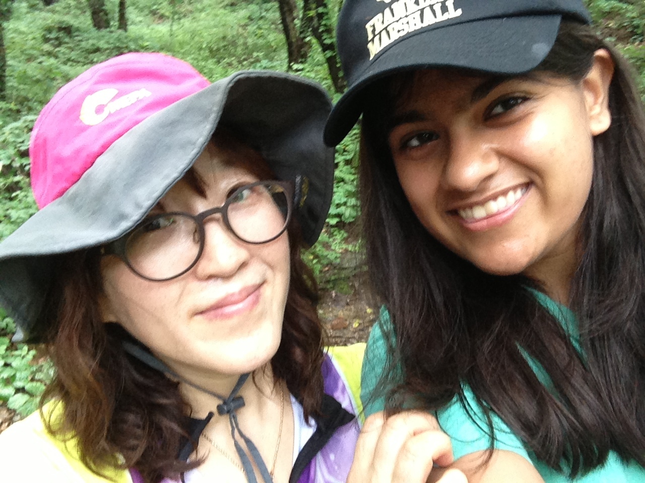 image of Tuhin posing outdoors with her host mom