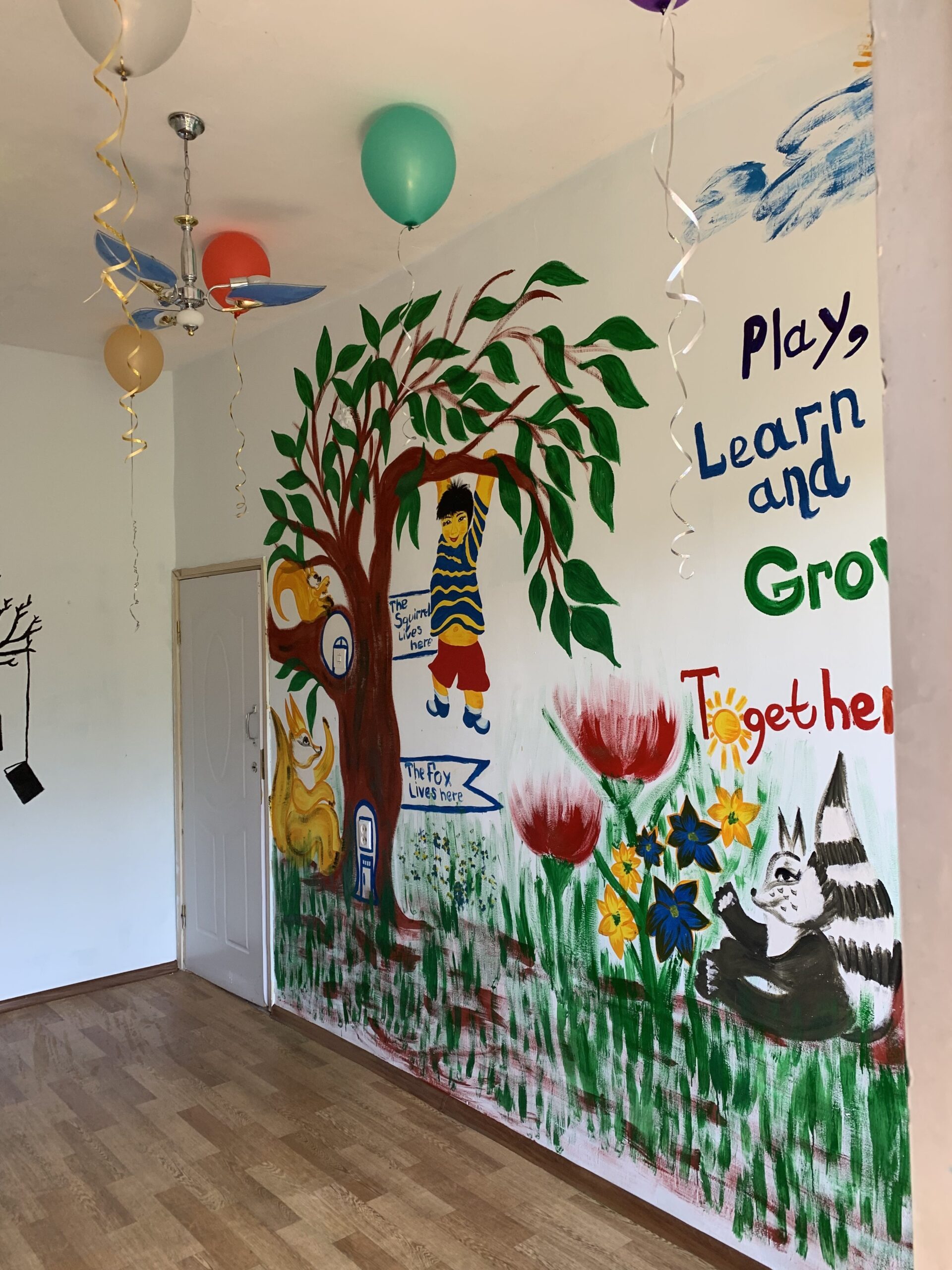 Image of a library in Tajikistan that Abigail assisted in construction of